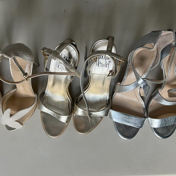 Whiting and Davis Co. silver beaded jeweled small purse - Picture 9 of 10